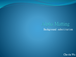 Alpha Matting - The BSOE Alumni Server