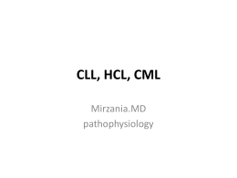 chronic lymphocytic leukemia CLL