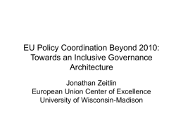 EU Policy Coordination Beyond 2010