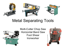 Metal Separating Tools