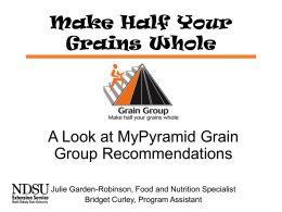 Make Half Your Grains Whole PowerPoint IH-ADV