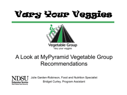 Vary Your Veggies PowerPoint IH-ADV