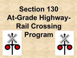 Section 130 - California Short Line Railroad Association