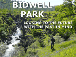 Bidwell Park Presentation