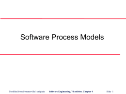 Software Processes - University of Nebraska Omaha