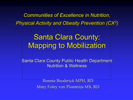 Company Meeting Title - Nutrition Education and Obesity