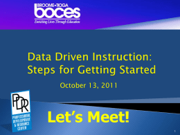 DDI Steps for Getting Started