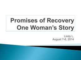 Recovery Story