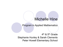 Michelle Hine - University of Arizona