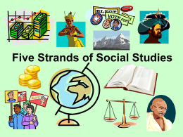 Five Strands of Social Studies