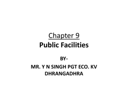 Chapter 9 Public Facilities