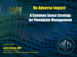 NAI - The Association of State Floodplain Managers