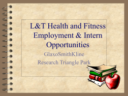 L&T Health and Fitness Internship Program