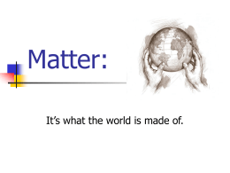 Matter : - Jefferson Lab