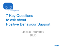 7 Powerful Questions to ask about Positive Behaviour Support