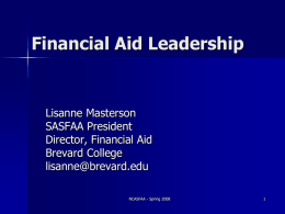 Financial Aid Leadership