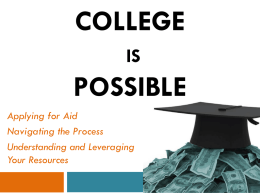 Financial Aid and Responsibility