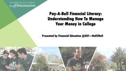Pay-A-Bull Financial Literacy:Understanding How To Manage