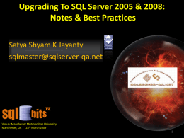 Effective Usage of SQL Server 2005 Database Mirroring