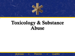 Toxicology & Substance Abuse