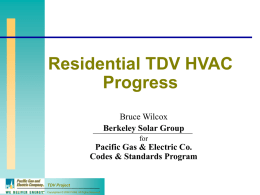 TDV Workshop Presentation Dec 14, 2000