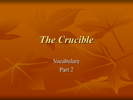 The Crucible - Youngstown State University