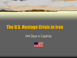 The U.S. Hostage Crisis in Iran