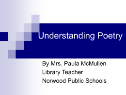 Poetry Party - Greenfield