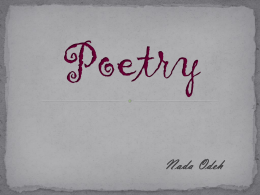 Poetry - Ms. Nada & Her Girls
