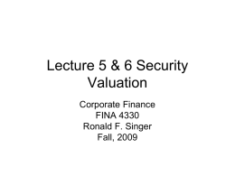 Lecture 2 - Bauer College of Business