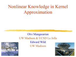 Nonlinear Knowledge in Kernel Approximation