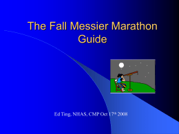 The Fall Messier Marathon Guide