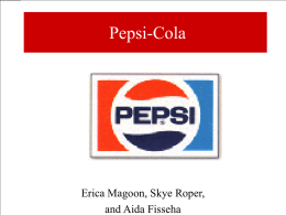 Pepsi Legacy - Angeline Close
