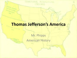Thomas Jefferson’s America