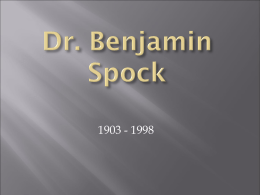 Dr. Benjamin Spock