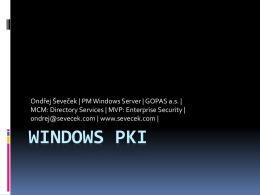 Windows PKI
