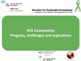 Sustainable Development Education (SDE)