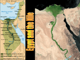 Egypt and the Nile - Texas A&M University