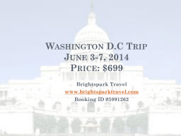 Washington D.C. Trip