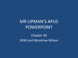 MR LIPMAN’S APUS POWERPOINT - Long Branch Public Schools