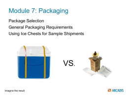Module 6: Packaging