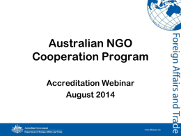 Australian NGO Cooperation Program