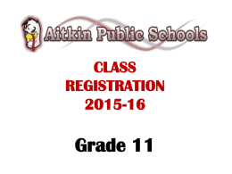 REGISTRATION 2004-05 - Aitkin Public Schools