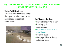 Lecture Notes for Section 13.5 (n