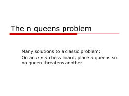 The n queens problem