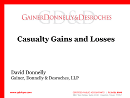 David Donnelly , Gainer, Donnelly & Desroches