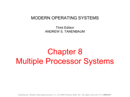 MODERN OPERATING SYSTEMS Third Edition ANDREW S. …