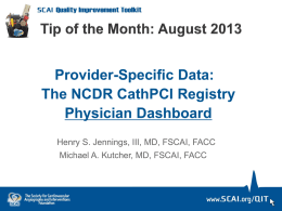 Tip of the Month: August 2013