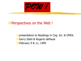 POW - Gerry Stahl