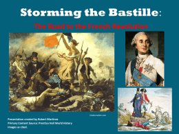 Storming the Bastille: The Road to the French Revolution